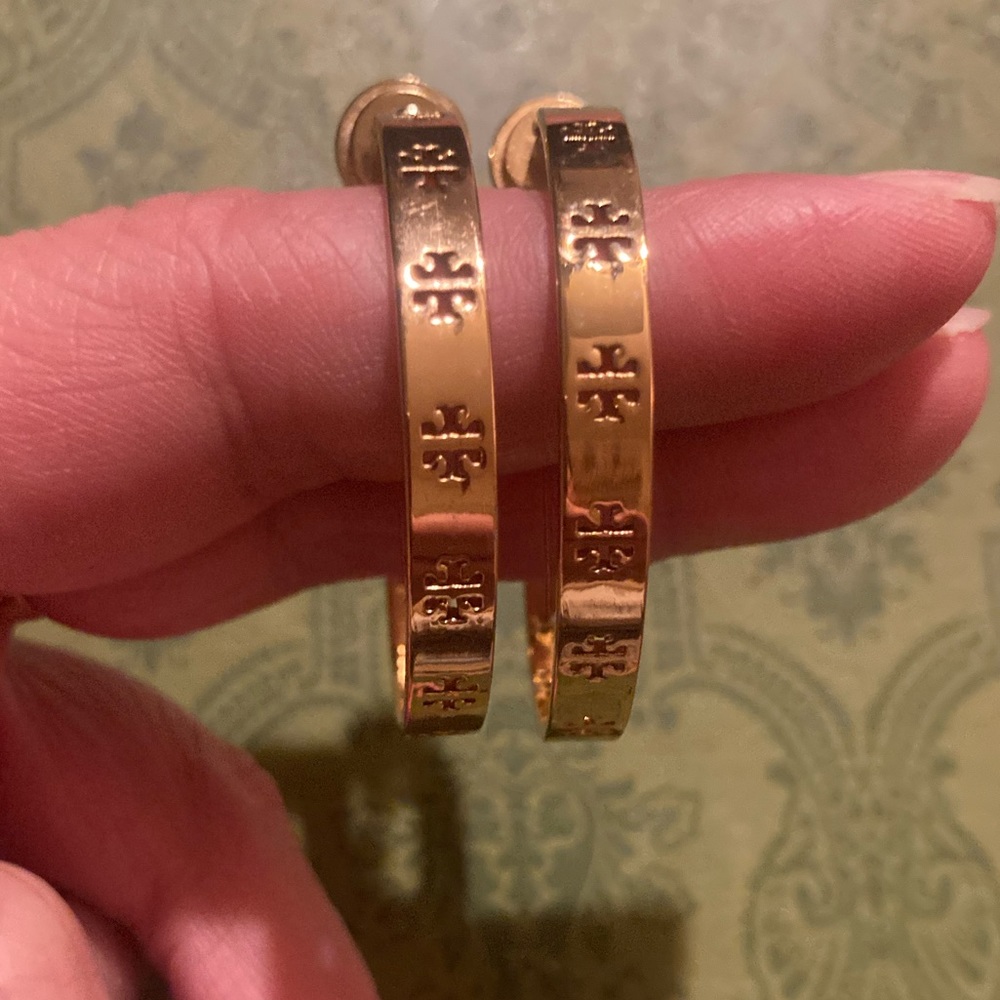 💯AUTHENTIC TORY BURCH HOOPS